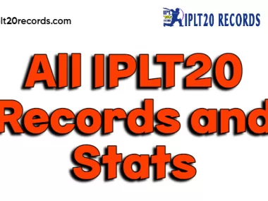 All IPLT20 Records and Stats