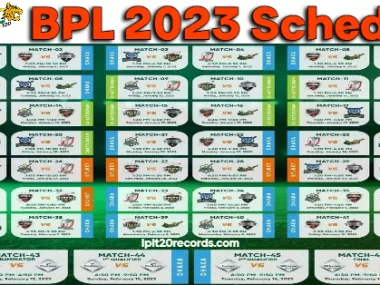 BPL 2023 Schedule