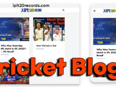 Cricket Blogs