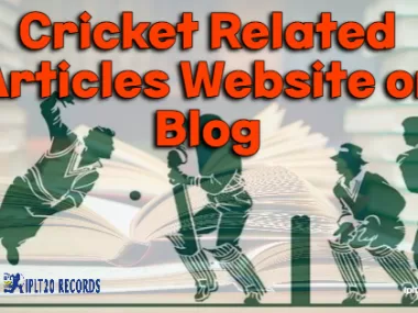 Cricket Related Articles Website