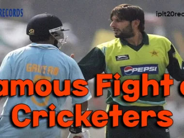 Famous Fight of Cricketers