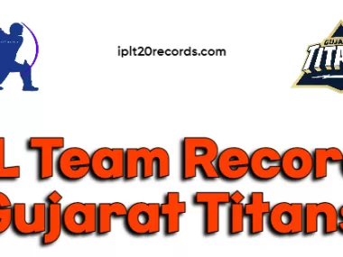 IPL Team Records Gujarat Titans