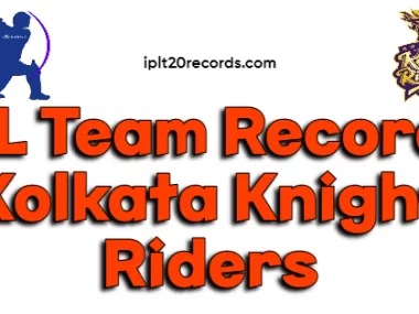 IPL Team Records Kolkata Knight Riders