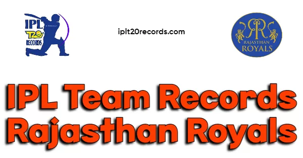 IPL Team Records Rajasthan Royals