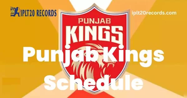 Punjab Kings Schedule
