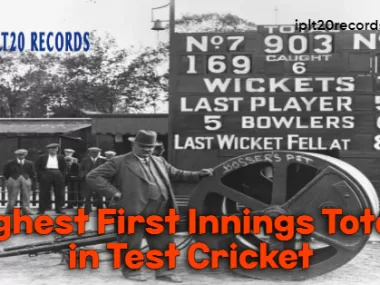 Highest First Innings Totals in Test Cricket
