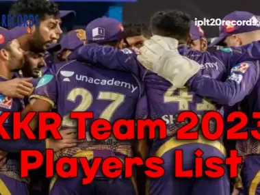 KKR Team 2023 Players List