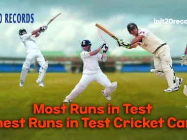 Most Runs in Test – Highest Runs in Test Cricket Career