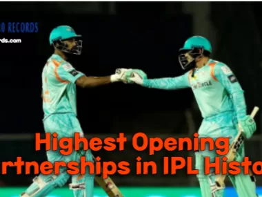 Highest Opening Partnerships in IPL History