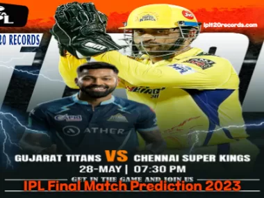 IPL Final Match Prediction 2023