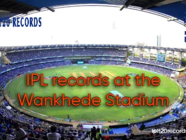 IPL records at the Wankhede Stadium
