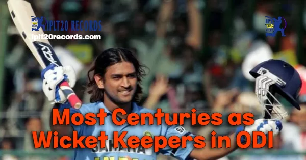 Most Centuries as Wicket Keepers in ODI