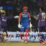 Who Won Today IPL Match Between KKR vs DC