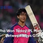 Who Won Today IPL Match Between RR vs GT