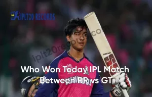 Who Won Today IPL Match Between RR vs GT