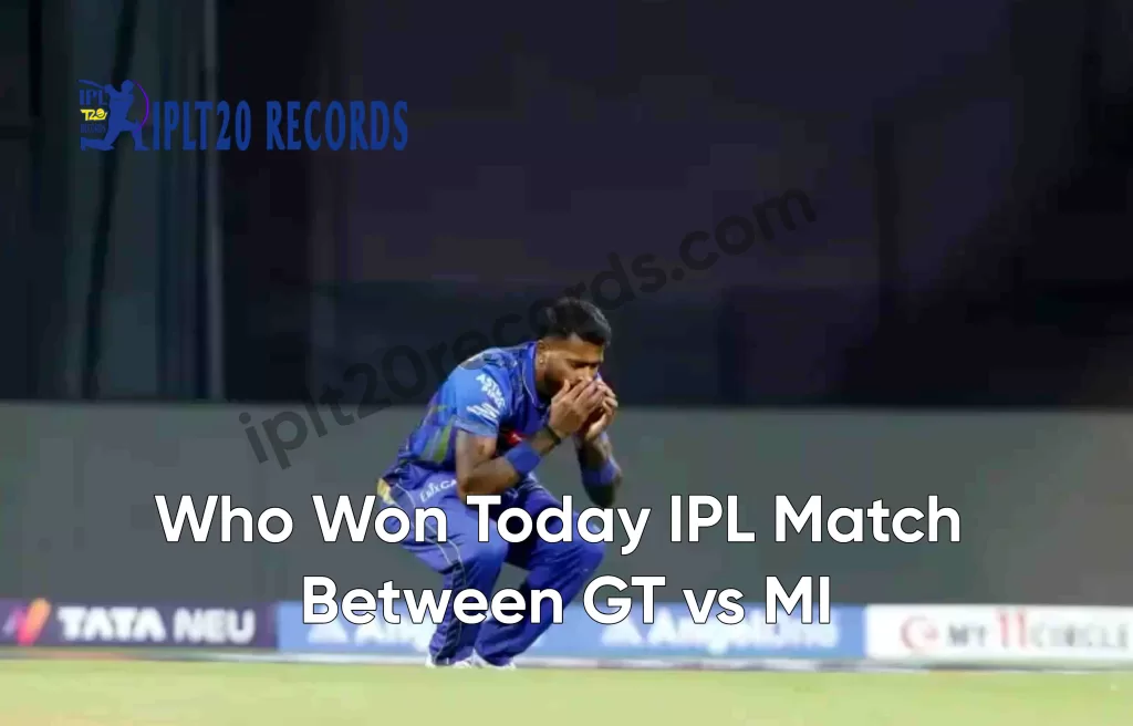 Who Won Today IPL Match Between GT vs MI