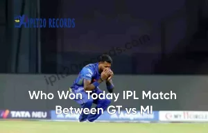 Who Won Today IPL Match Between GT vs MI