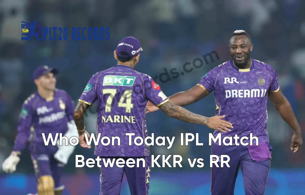 Who Won Today IPL Match Between KKR vs RR