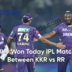 Who Won Today IPL Match Between KKR vs RR