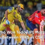 Who Won Today IPL Match Between PBKS vs CSK