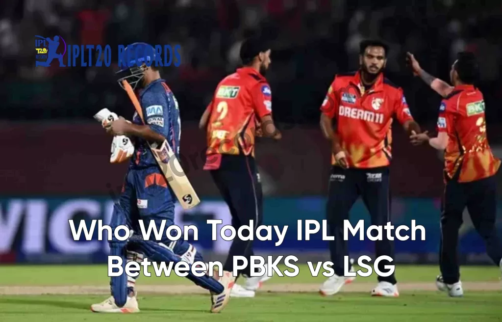 Who Won Today IPL Match Between PBKS vs LSG
